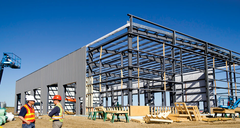 Agri Konstruksies completed steel structure